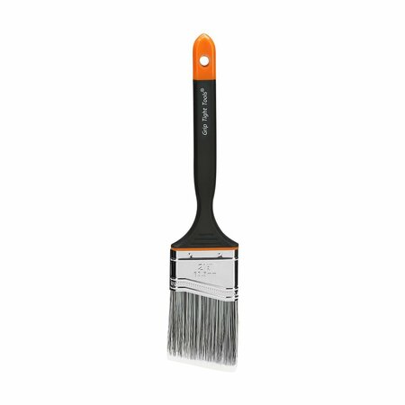 GRIP TIGHT TOOLS 2-1/2-in. Angle Professional  Orange Plus Paint Brush, 12PK PL06-12